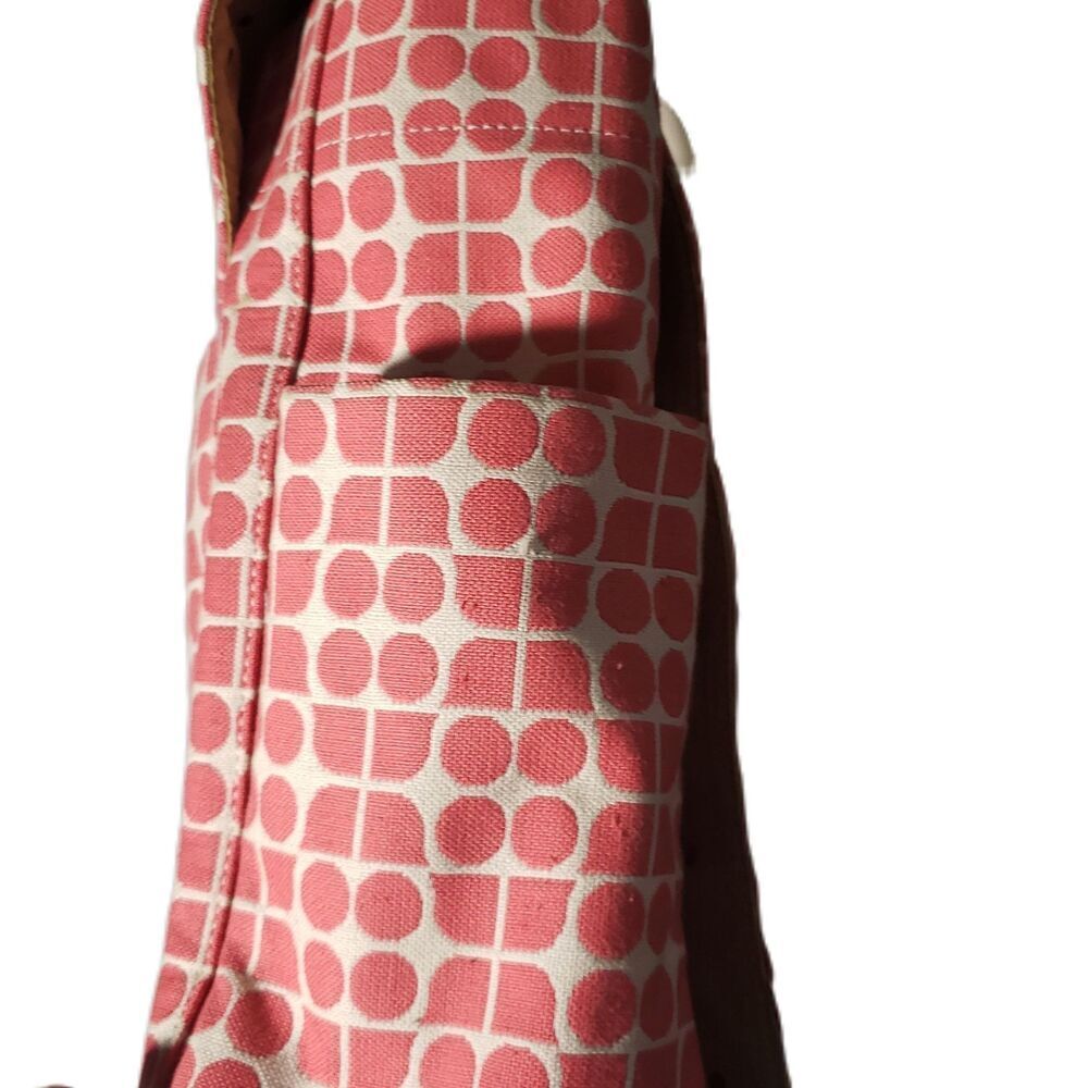 Kate Spade Pink Adjustable Strap Bottom Studs Inner Pockets Diaper Shoulder Bag - Picture 7 of 10